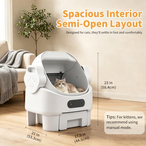 Automatic Cat Litter Box, Self Cleaning, Safety Sensors - Image 2
