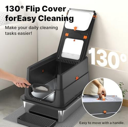 Stainless Steel Litter Box - Image 3