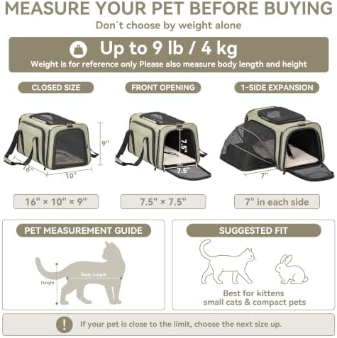 Petsfit Small Expandable Cat Carrier - Image 2