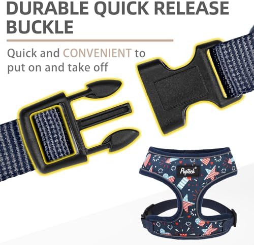 PUPTECK Small Dog Harness and Leash Set No Pull - Image 4