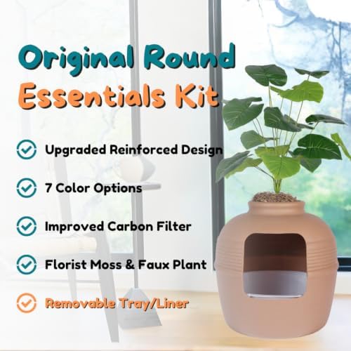 Good Pet Stuff Original Hidden Litter Box Planter, Decorative Cat Litter - Image 3