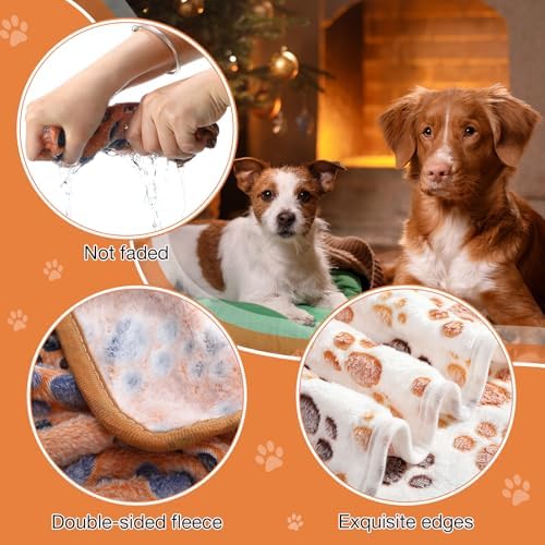 Chumia 18 Pcs Fleece Puppy Blanket - Image 3