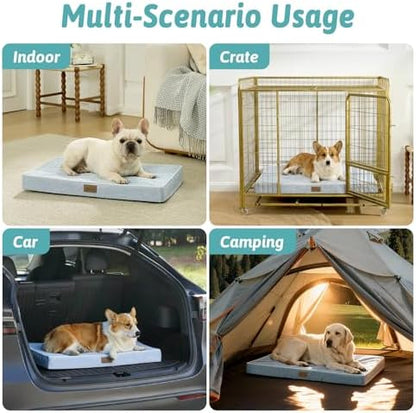 COZY KISS Cooling Orthopedic Dog Bed, Waterproof Lining - Image 5