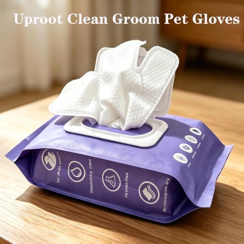 20 Pack Deodorizing Pet Cleaning Glove Wipes - Image 5