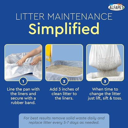 Alfapet Original Sifting Cat Litter Box Liners - Image 5