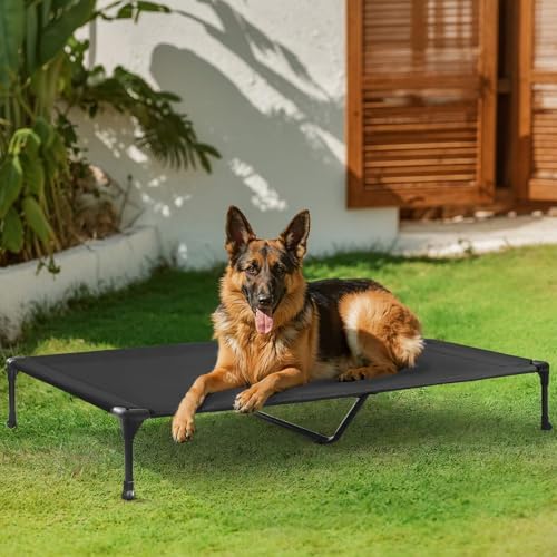 Veehoo Cooling Elevated Dog Bed, Portable Raised Pet Cot - Image 2