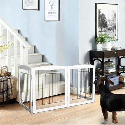 ZJSF Freestanding Foldable Dog Gate - Image 3