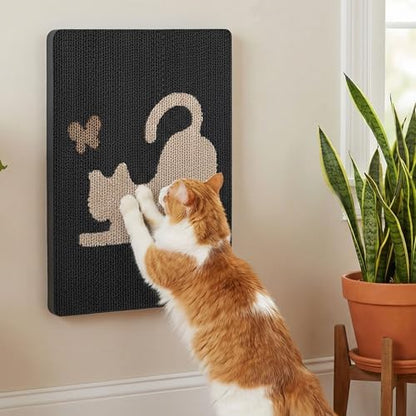 Ownpets Wall Cat Scratcher, Cute Vertical Cat Scratching Board, Wall Mounted by Ownpets