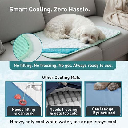 INSPECTOR TAIL Dog Cooling Mat, Indoor & Outdoor, Medium Self Cooling Pad - Image 6