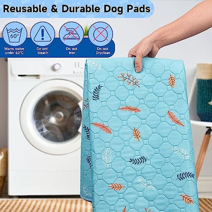 Sunheir Washable Pee Pads for Dogs Extra Large 36" x 48" 2-Pack Reusable Puppy - Image 3