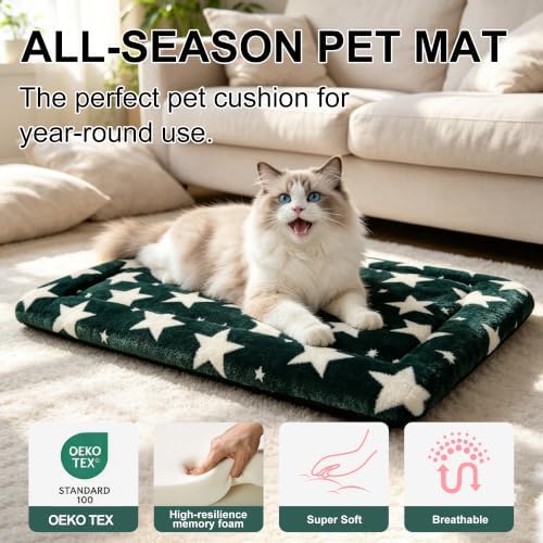 Dog Bed Mat, Reversible Crate Pad & Cute Dog Bed - Image 2
