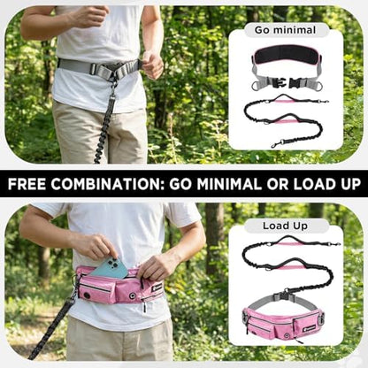 Hands Free Dog Leash with Waist Pack Bungee - Image 6