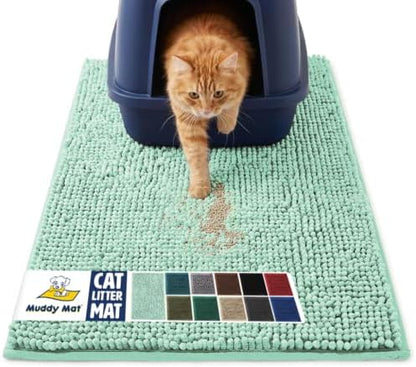 Muddy Mat® | Cat Litter Mat 18"x28", Litter Trapping Mat, Super Absorbent by MuddyMat%C2%AE