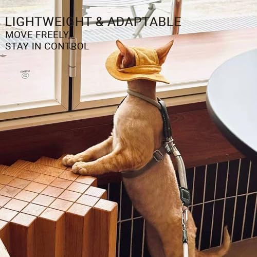Adjustable Escape Proof Cat Harness and Leash Set - Image 6