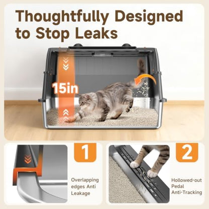 Stainless Steel Litter Box - Image 4