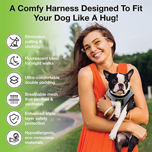 EcoBark Step in Dog Harness, Reflective Soft Ultra Padded Mesh Pet Vest - Image 2