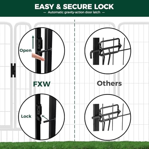 FXW Rollick Dog Playpen with Storage Bags, 16 Panels - Image 6