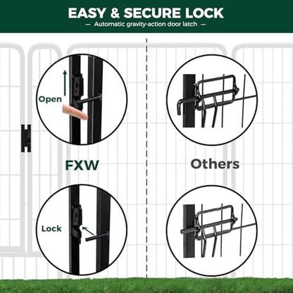 FXW Rollick Dog Playpen with Storage Bags, 16 Panels - Image 6