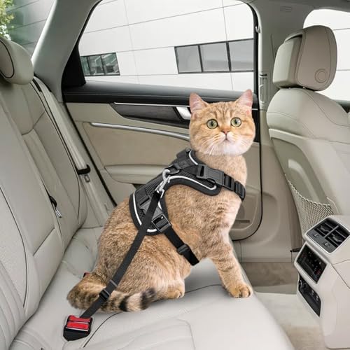 Cat Harness and Leash Set, Adjustable Cat Vest Harnesses - Image 5
