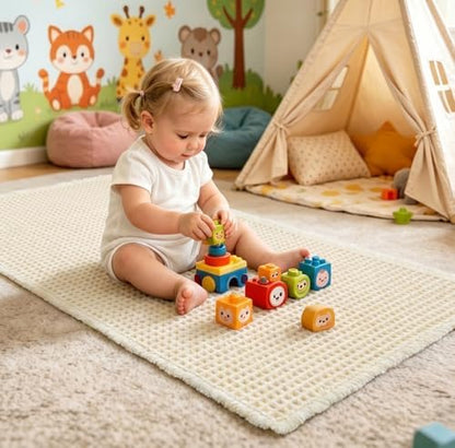 ILANGO Upgraded Waffle Bath Rug 24x36, Super Absorbent Non Slip Bath Mat - Image 6