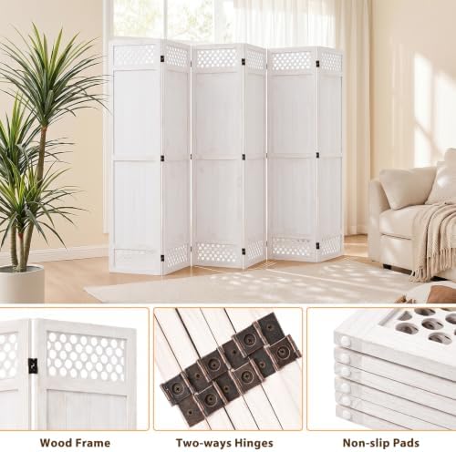 Wood Room Divider Privacy Screen - Image 2