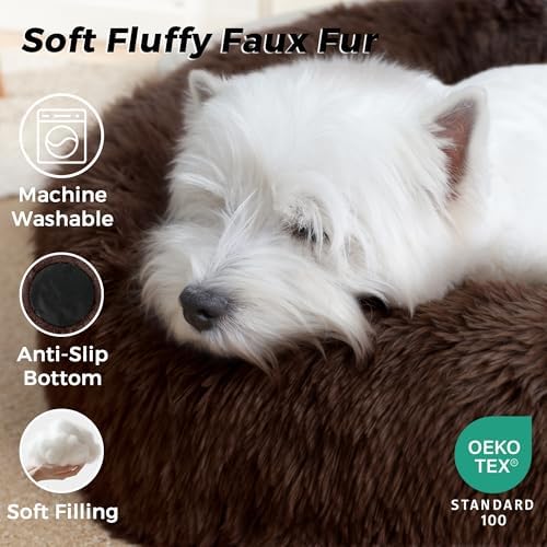 Calming Round Dog Bed & Cat Bed - Image 3