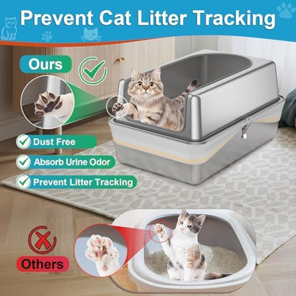 All Stainless Steel Sifting Litter Box - Image 4