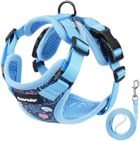 Dooradar Cat Harness and Leash Set, Adjustable and Escape Proof by Dooradar