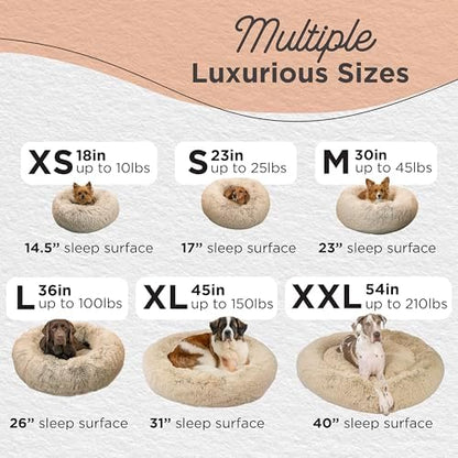 Best Friends by Sheri Original Calming Donut Dog Bed - Image 4