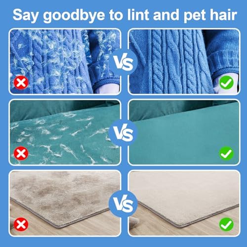 2Pcs Pet Hair Removal Gloves Cat & Dog, Electrostatic Reusable Remover Tool - Image 4
