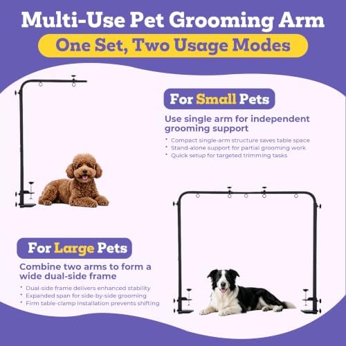 Adjustable Dog Grooming Arm for Table 27-37" W - Image 5