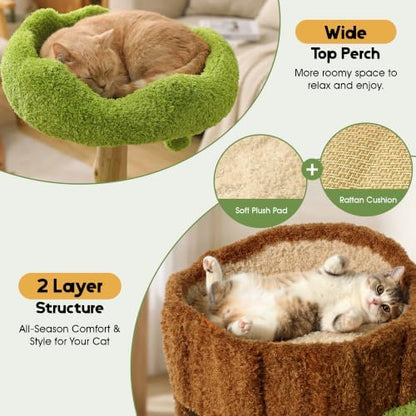 57’’ Cat Tree, Large Cat Tower - Image 5
