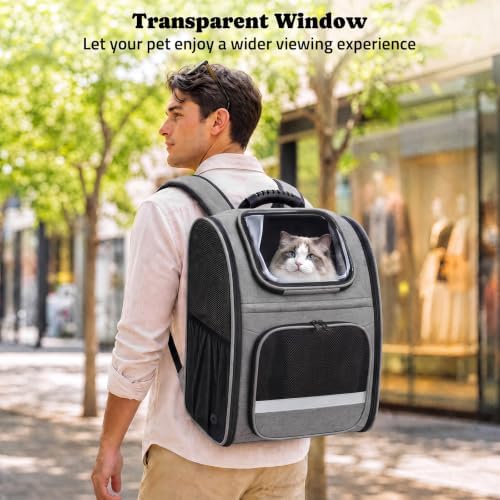 Pawtners Cat Backpack Carrier, Bubble Backpack - Image 3
