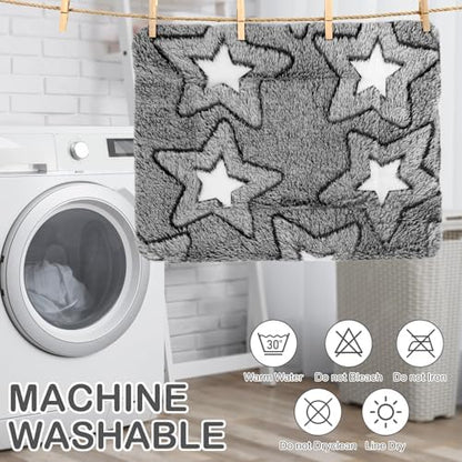 Haull 4 Pcs Waterproof Guinea Pig Bedding Mat, Double Star, 13 x 10 - Image 5