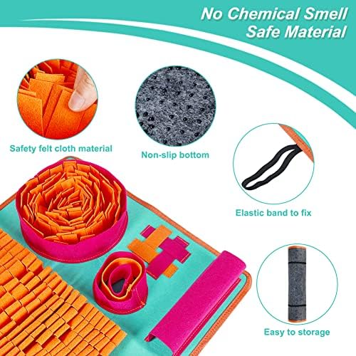 Vivifying Snuffle Mat for Dogs, 26 x 16.5 in Puzzle Feeding Mat - Image 4