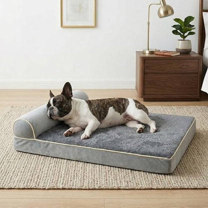 Orthopedic Medium Dog Bed 30 x 20Inch, Egg-Crate Memory Foam Pet Bed by Unknown