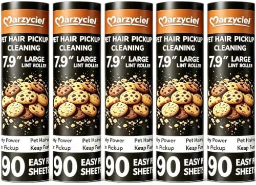 7.9" Large Lint Rollers for Pet Hair Extra Sticky Refills by MarzycielCo