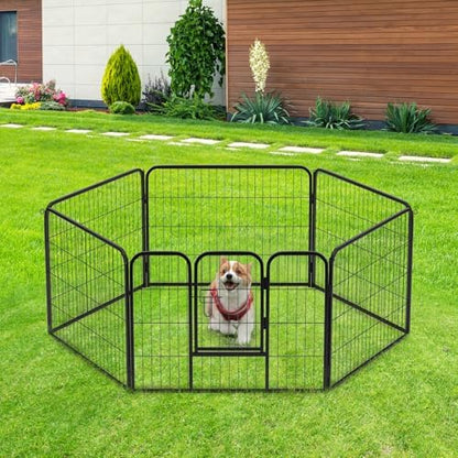 BestPet | Dog Playpen | 24", 6 Panels | Heavy Duty Metal Pet Exercise Pen - Image 2