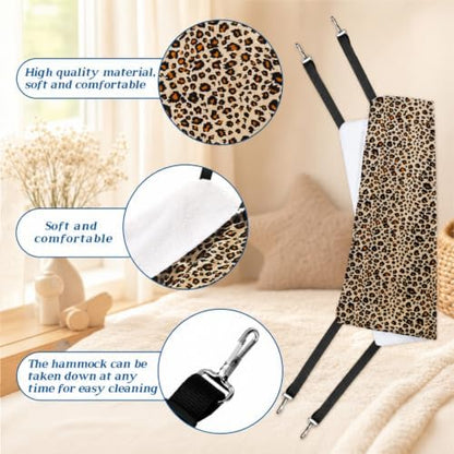 Jetec 2 Pack Cat Hammock for Cage, Leopard and Dot - Image 6