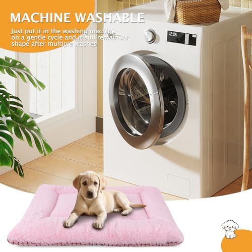 Reversible Dog Bed Mat with Plush and Corn Velvet, Soft Warm Pet Cushion - Image 6