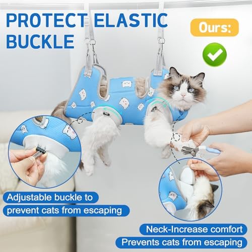 Supet Cat Grooming Hammock Harness - Image 3