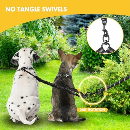 BAOBOTE Double Dog Leash, Dual Dog Leash - Image 2