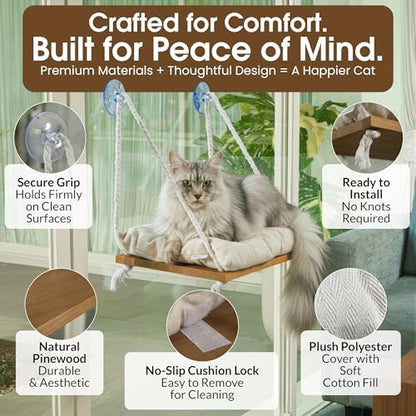 Cat Window Perch, Indoor Hammock Bed - Image 2
