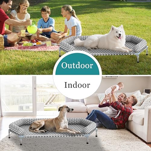 Orthopedic Dog Beds for Large Dogs, U-Shaped Bolster ，Up to 130 lbs - Image 3