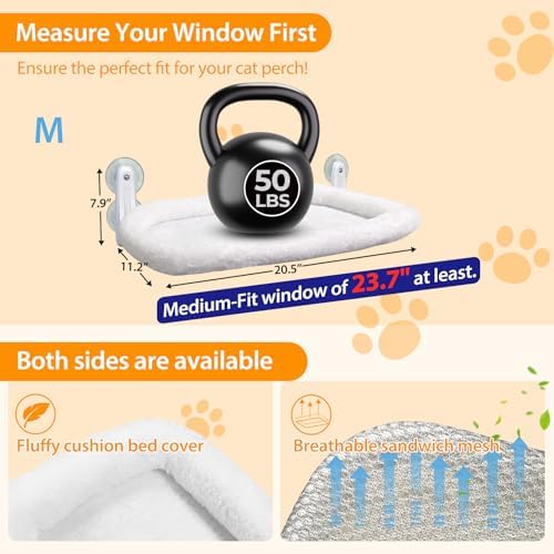 L&W BROS. 2PC Cat Heated Window Perches - Image 4