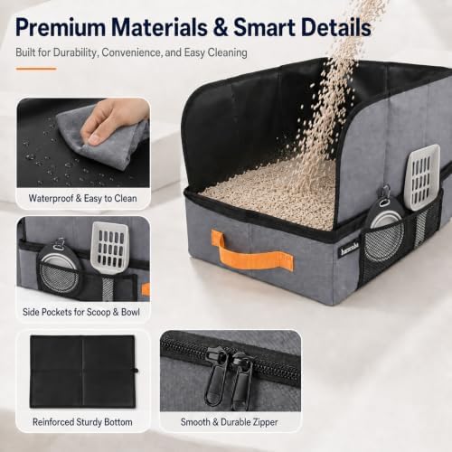 hamraba Medium Travel Litter Box - Image 3