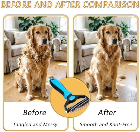 Pet Grooming Tool, Double-Sided Pet Comb - Image 4