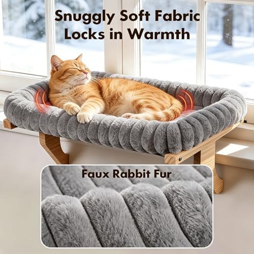 Zoratoo Cloud-Cuddle Cat Perch for Window Sill - Image 3