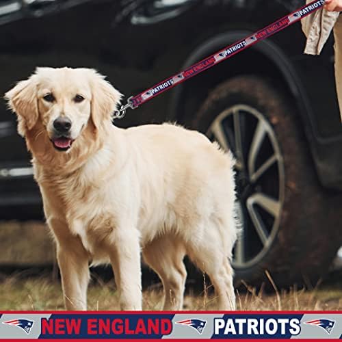 Pets First NFL Licensed New England Patriots Pet Leash, Size Medium – Durable - Image 3