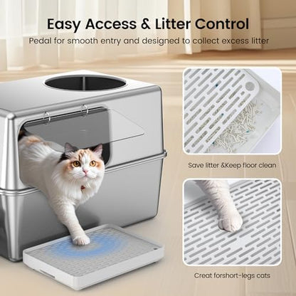 Stainless Steel Litter Box - Image 4